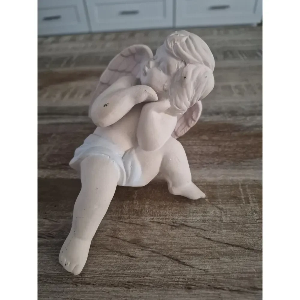 Sleeping Angel Cherub Mini Figurine